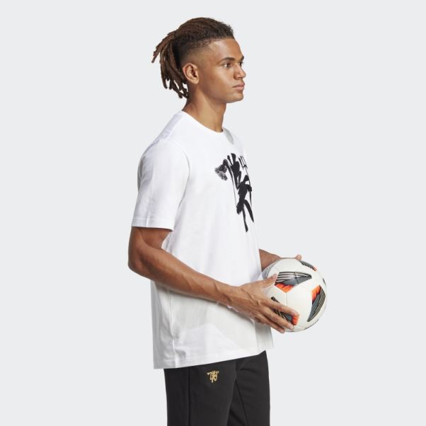 Maillot Manchester United Chinese Story Adidas Blanc