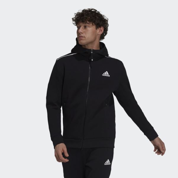Adidas Z.n.e. Sweat à Capuche Sportswear Mode Noir