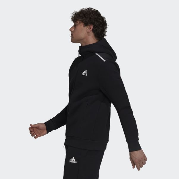 Adidas Z.n.e. Sweat à Capuche Sportswear Mode Noir