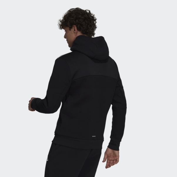Adidas Z.n.e. Sweat à Capuche Sportswear Mode Noir