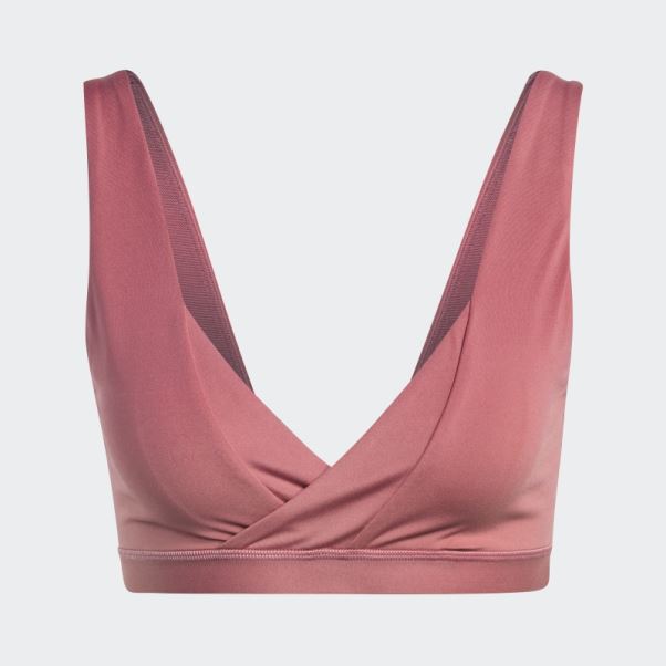 Soutien-gorge D'allaitement à Maintien Léger Adidas Yoga Essentials Studio Rose