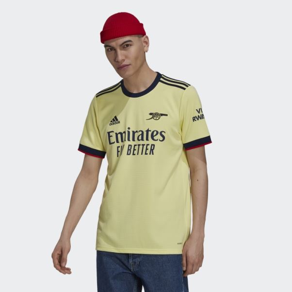 Maillot Extérieur Adidas Arsenal 21/22 Perle Citrine