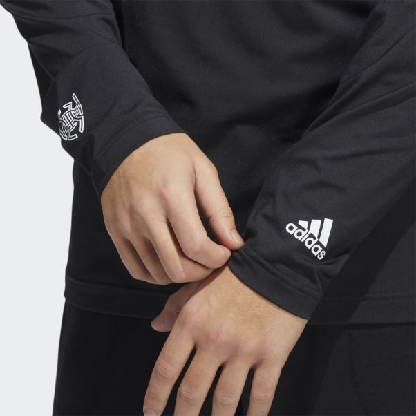 Donovan Mitchell Sweat à Capuche Noir Adidas