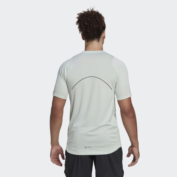 T-shirt D'entraînement Hiit Spin Vert Adidas