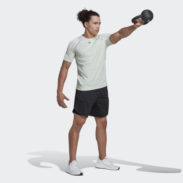 T-shirt D'entraînement Hiit Spin Vert Adidas