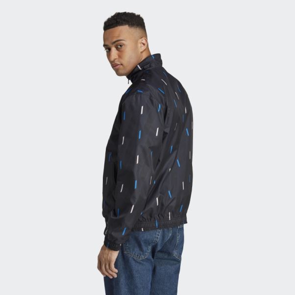 Veste Réversible Manchester United Anthem Noir Adidas