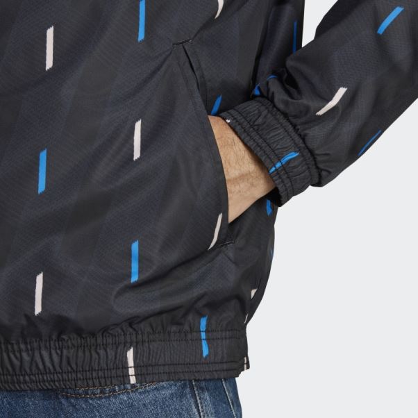 Veste Réversible Manchester United Anthem Noir Adidas