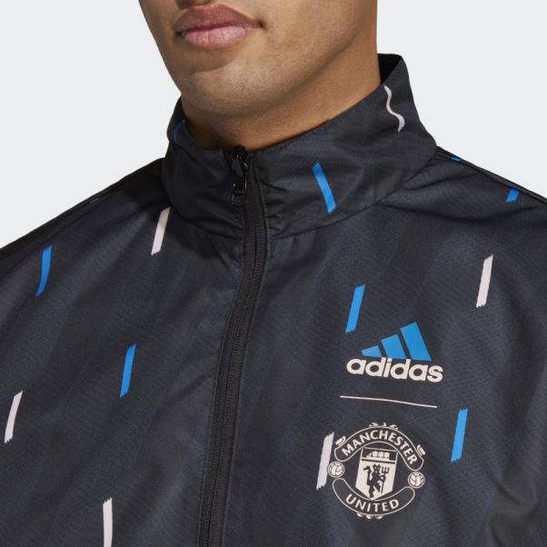 Veste Manchester United Anthem Noir Adidas