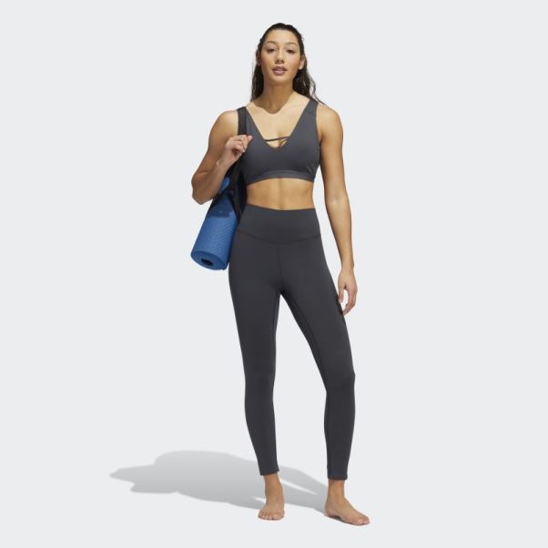 Legging Adidas Yoga Luxe Studio 7/8 Carbon