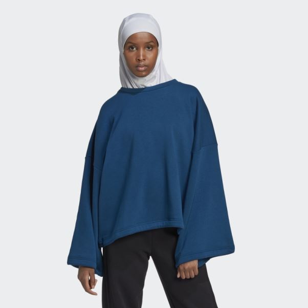 Sweat Molletonné Adidas Marine Studio Lounge