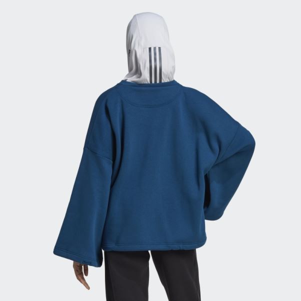 Sweat Molletonné Adidas Marine Studio Lounge