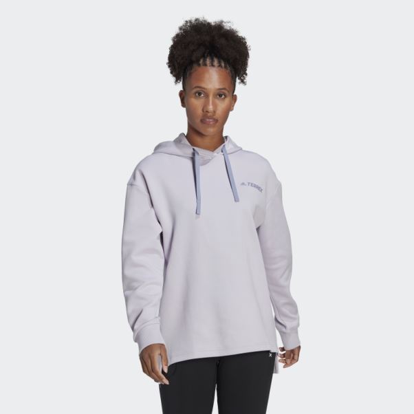 Sweat à Capuche Graphique Logo Terrex Silver Dawn Adidas
