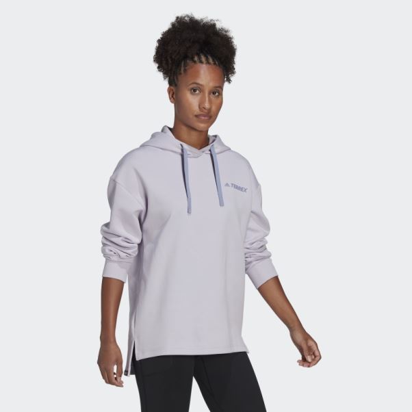 Sweat à Capuche Graphique Logo Terrex Silver Dawn Adidas