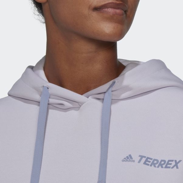 Sweat à Capuche Graphique Logo Terrex Silver Dawn Adidas