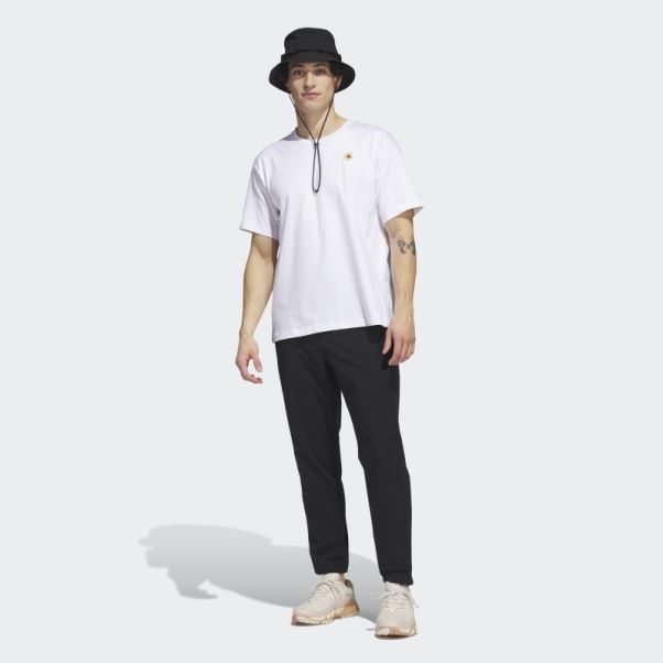 T-shirt Blanc Adidas Adicross Burning Cart Society (non Genré)