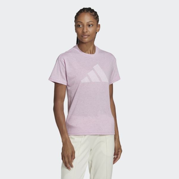 Adidas Future Icons Winners 3.0 Tee Lilas Mel Hot