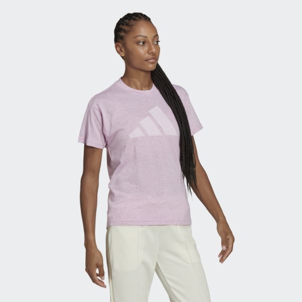 Adidas Future Icons Winners 3.0 Tee Lilas Mel Hot