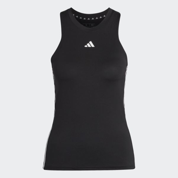 Débardeur Aeroready Train Essentials Regular 3 Bandes Noir Adidas
