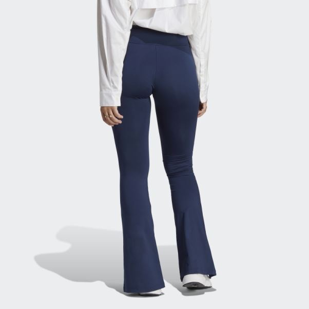 Adidas Pantalon évasé Avec Ourlet Fendu Night Indigo