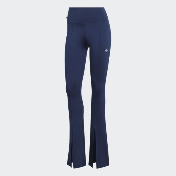 Adidas Pantalon évasé Avec Ourlet Fendu Night Indigo