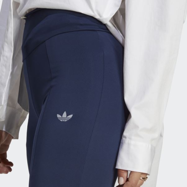 Adidas Pantalon évasé Avec Ourlet Fendu Night Indigo