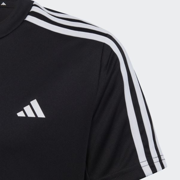 Train Essentials Aeroready 3-stripes T-shirt Coupe Classique Adidas Noir