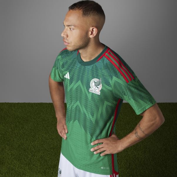 Maillot Mexico 22 Domicile Authentique Adidas Vert