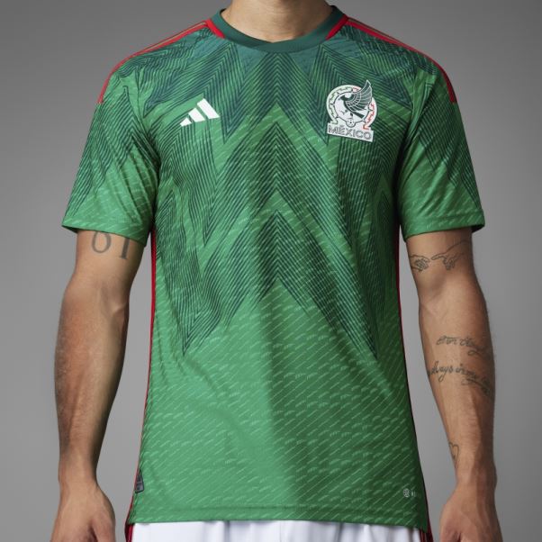 Maillot Mexico 22 Domicile Authentique Adidas Vert
