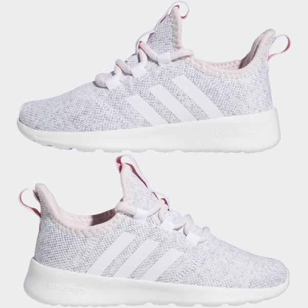 Chaussures De Running à Enfiler Cloudfoam Pure Lifestyle Adidas Blanc