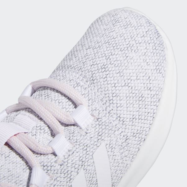 Chaussures De Running à Enfiler Cloudfoam Pure Lifestyle Adidas Blanc