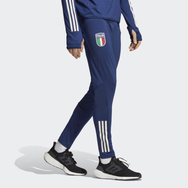 Pantalon Adidas Italy Tiro 23 Pro Bleu Foncé