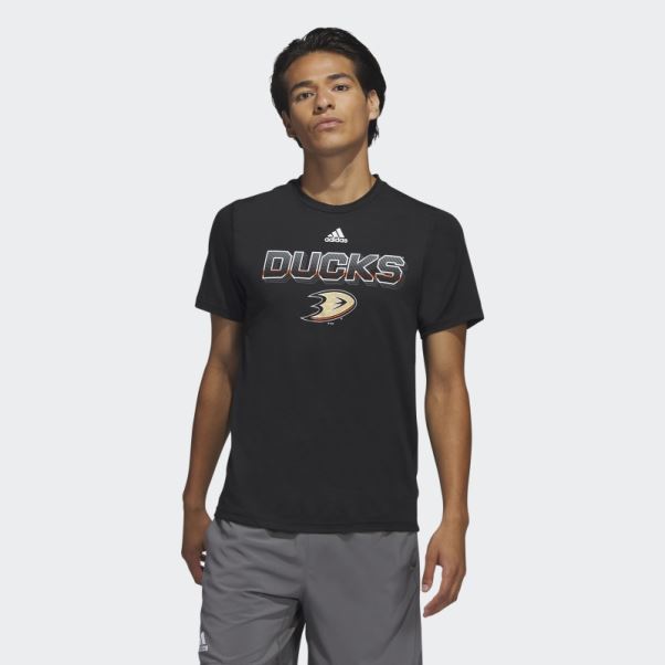 T-shirt Canards Adidas Noir