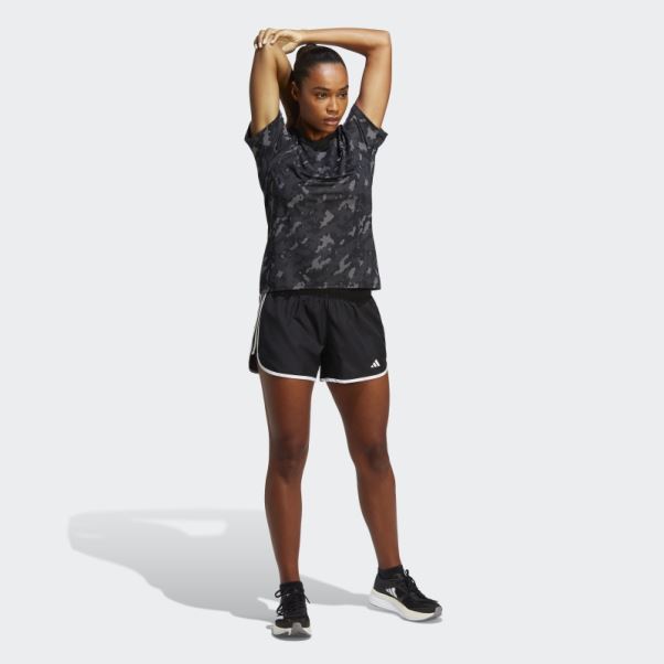 T-shirt De Course Camouflage Own The Run Adidas Noir