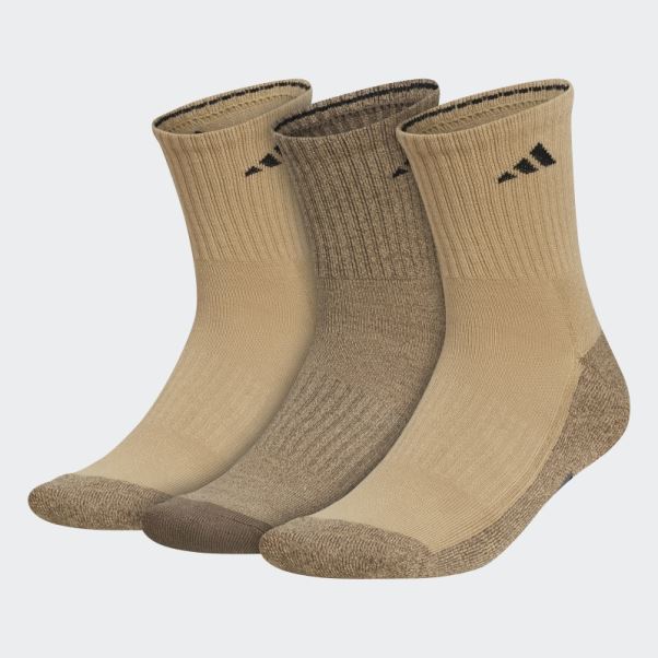 Chaussettes Mi-mollet Matelassées X 3 Paires Adidas Beige