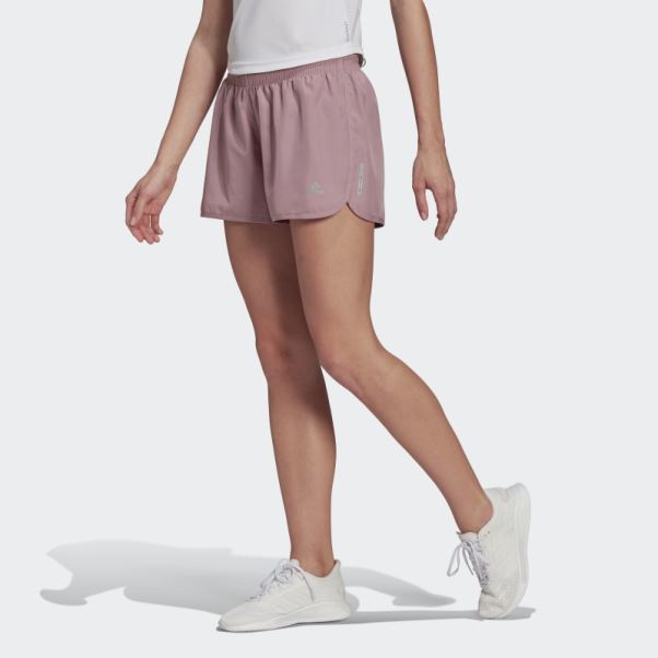 Short De Course Adidas Mauve