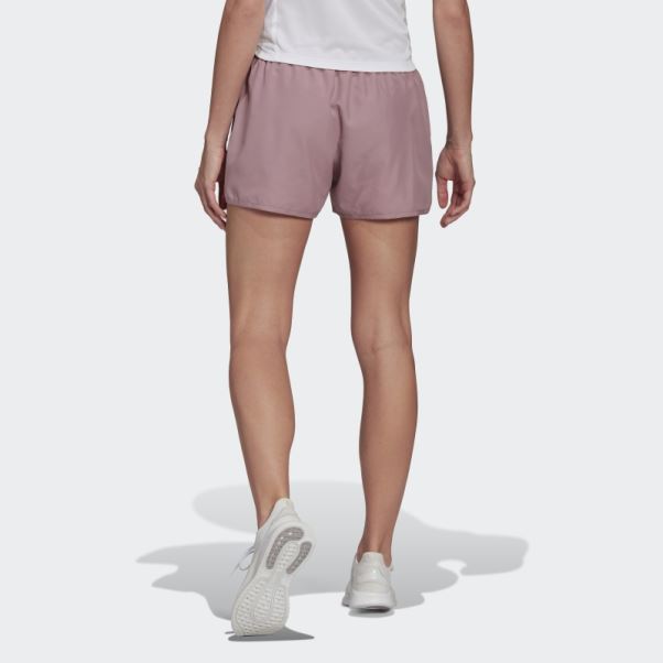 Short De Course Adidas Mauve
