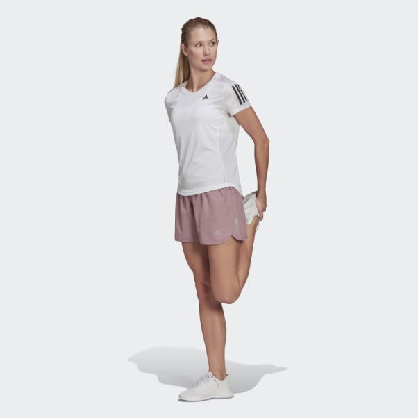 Short De Course Adidas Mauve