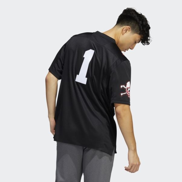 Maillot Cornhuskers Blackshirts Noir Adidas