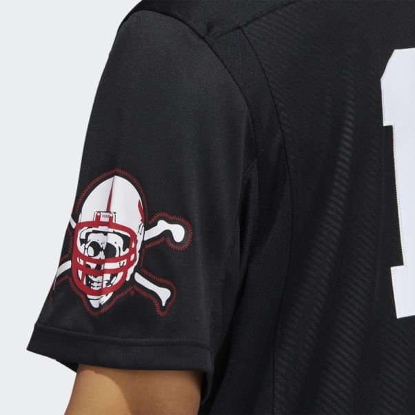 Maillot Cornhuskers Blackshirts Noir Adidas