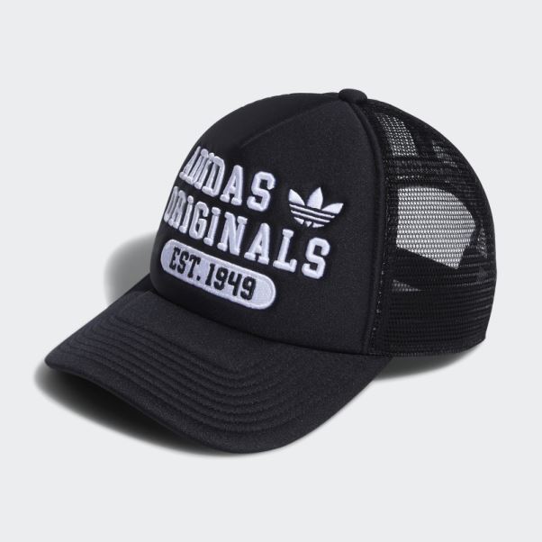 Casquette Trucker Prep Adidas Noir