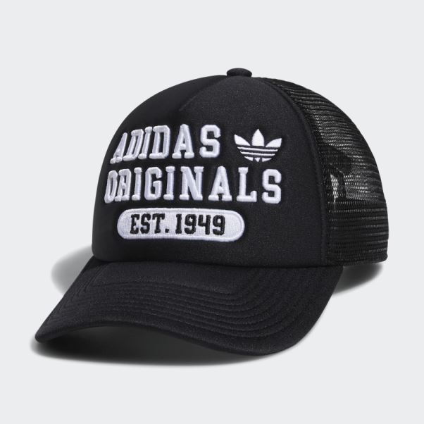 Casquette Trucker Prep Adidas Noir