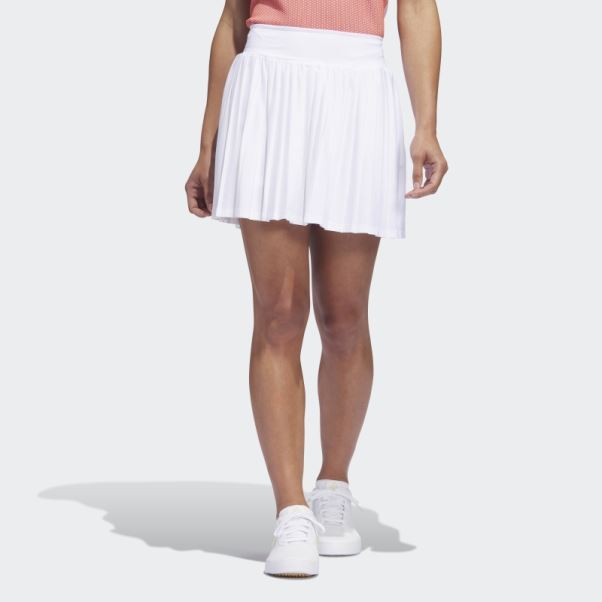Jupe De Golf Plissée 15 Pouces Ultimate365 Tour Adidas Blanc