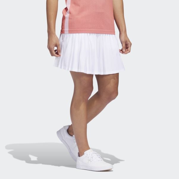 Jupe De Golf Plissée 15 Pouces Ultimate365 Tour Adidas Blanc