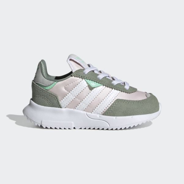 Chaussures Adidas Retropy F2 Argent Vert