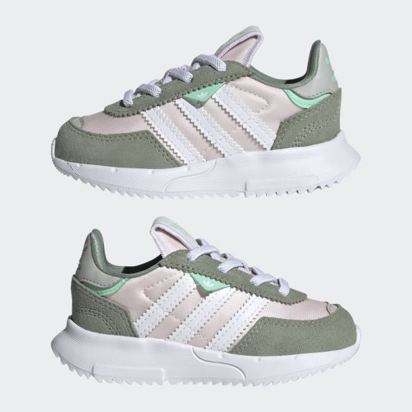 Chaussures Adidas Retropy F2 Argent Vert