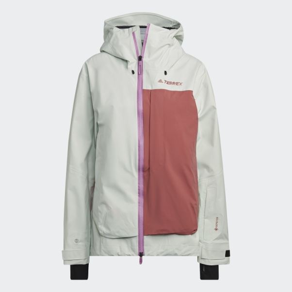 Veste De Snow Adidas Terrex Myshelter 3 Couches Gore Tex Rouge