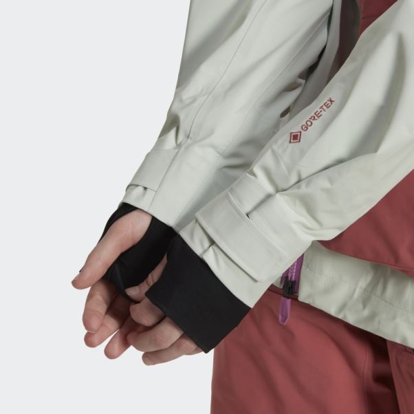 Veste De Snow Adidas Terrex Myshelter 3 Couches Gore Tex Rouge