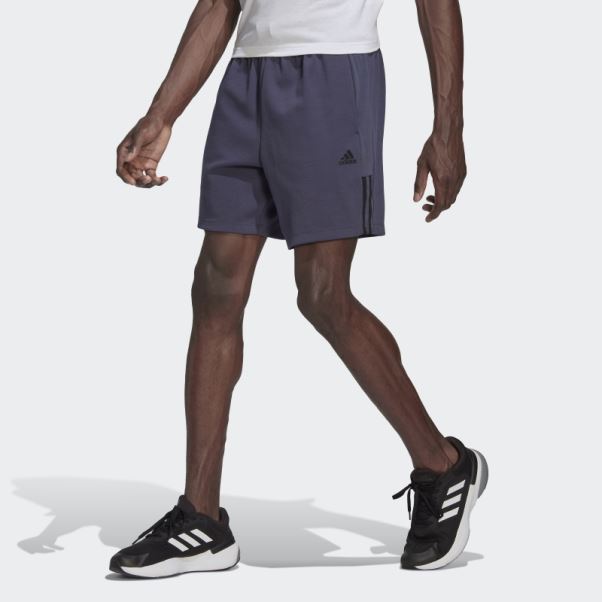 Short De Yoga Aeroready Bleu Marine Adidas