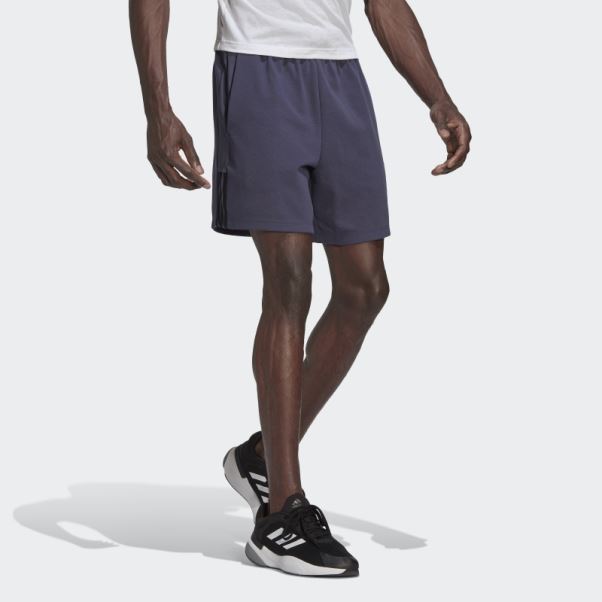 Short De Yoga Aeroready Bleu Marine Adidas