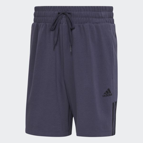 Short De Yoga Aeroready Bleu Marine Adidas